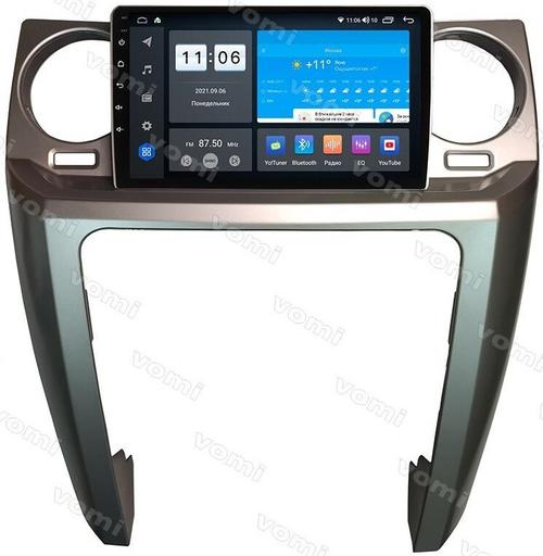 Магнитола для Land Rover Discovery 3 2005-2009 (закругленные углы) - AK565R9-MTK-LTE Android 10, SIM-слот
