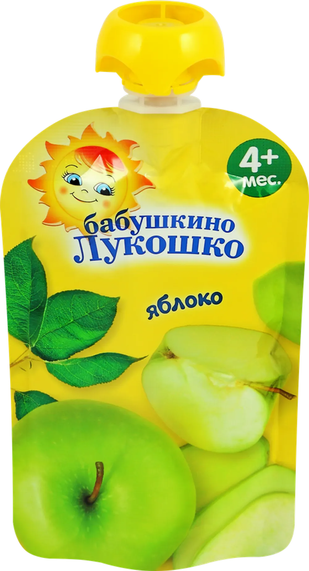 Пюре Бабушкино Лукошко 90г Яблоко4 мес