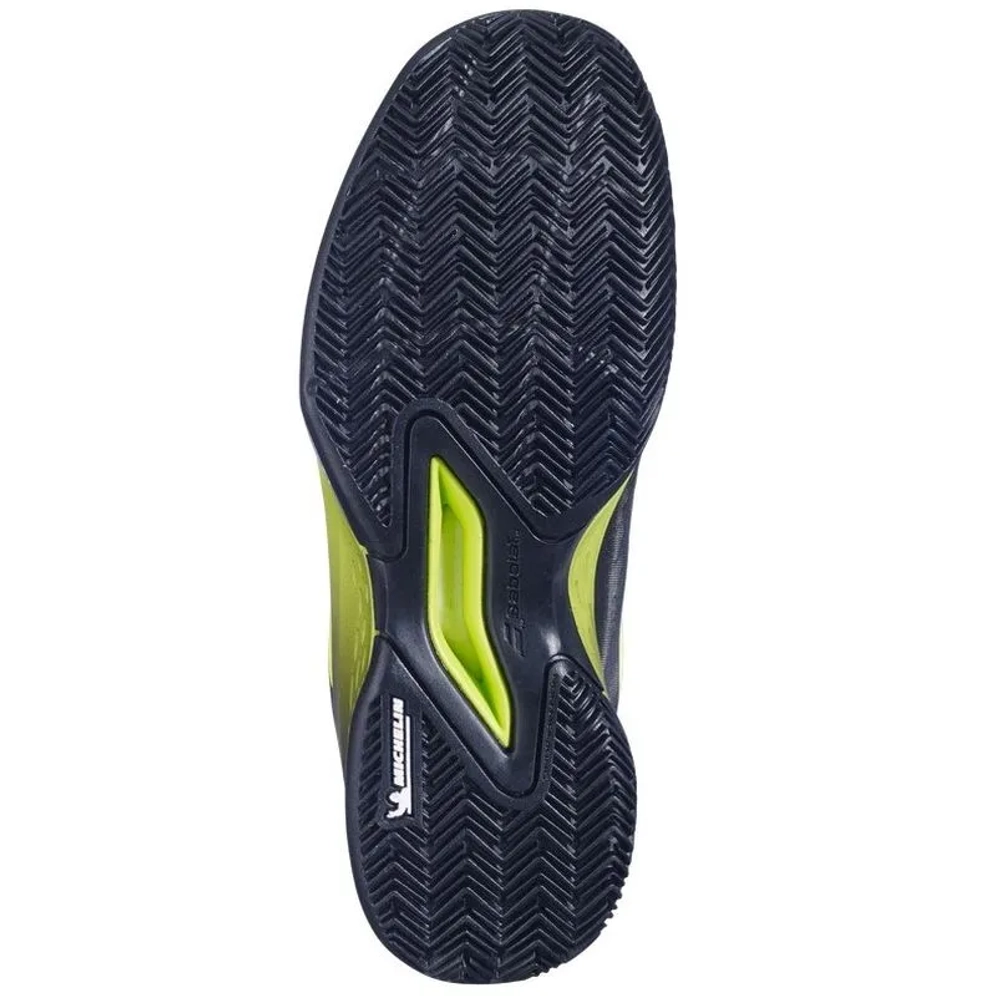 Детские теннисные кроссовки Babolat Propulse Junior 3 Clay - black/aero