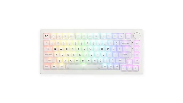 Набор прозрачных клавиш Akko «Clear White»