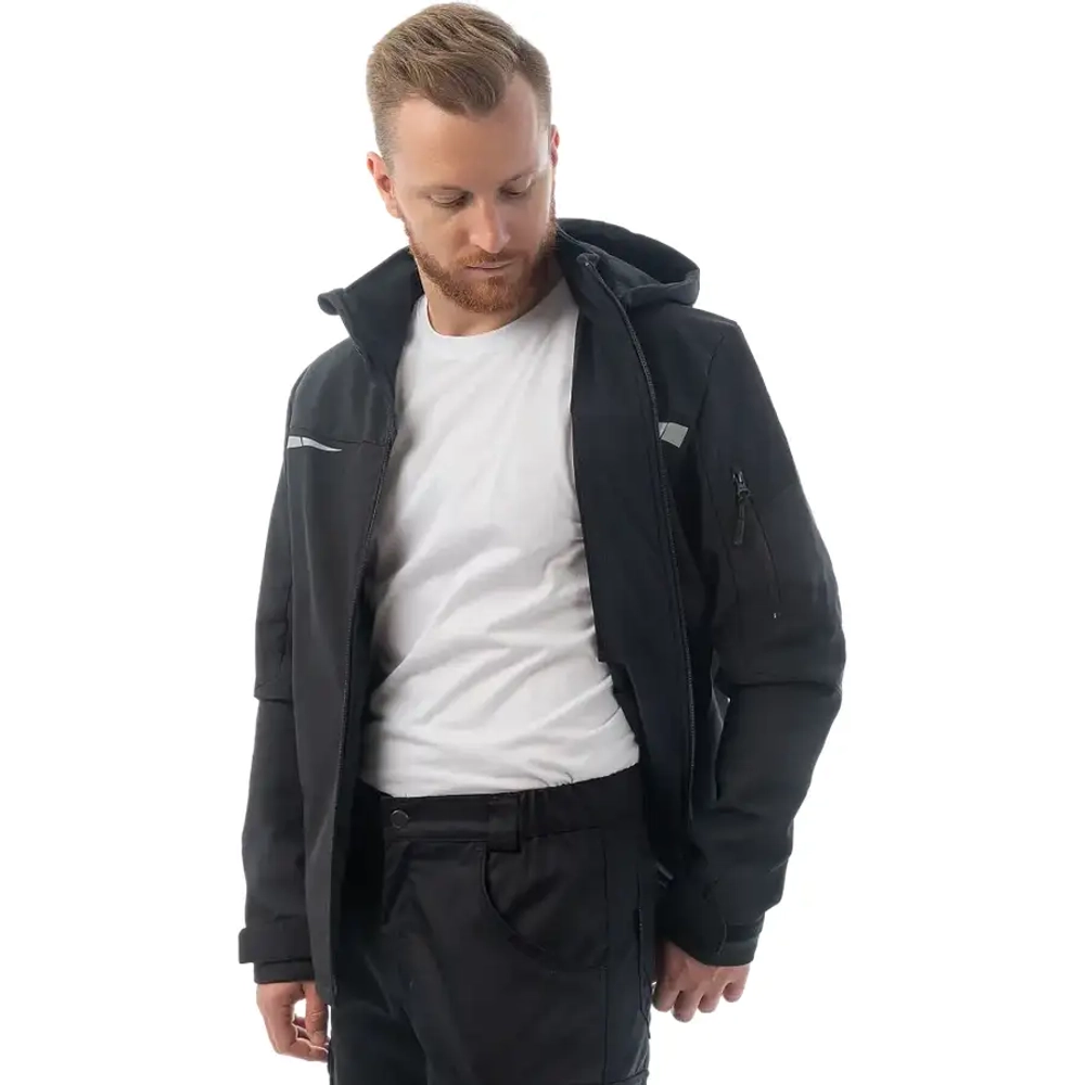 Куртка софтшелл KS207, черный (M) Brodeks KS207BLACKM