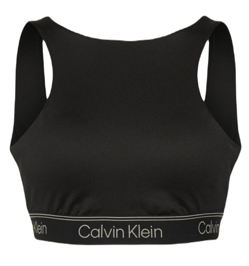 ТОП теннисный Calvin Klein Medium Support Sports Bra - черный