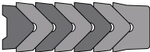 A120-160/2 V-образное штоковое уплотнение 160-190-50/8