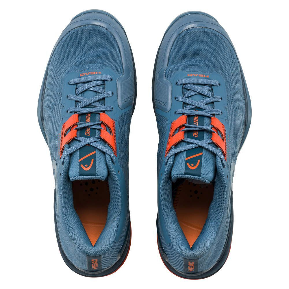 Мужские кроссовки теннисные Head Sprint Pro 3.5 Men - bluestone/orange