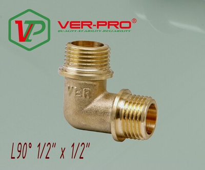 Уголок латун 1/2 Ш. х  1/2 Ш.  ViEiR  (180/10шт)