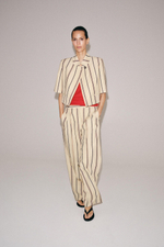 БРЮКИ В ПОЛОСКУ СО СКЛАДКАМИ — ZW COLLECTION — ZARA