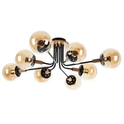Потолочная люстра Oxford A2716PL-8BK Arte Lamp
