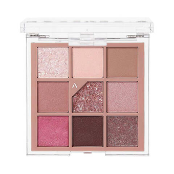 Палетка теней для век с глиттерами Unleashia Glitterpedia Eye Palette - № 5 All of Dusty Rose, 6,6г