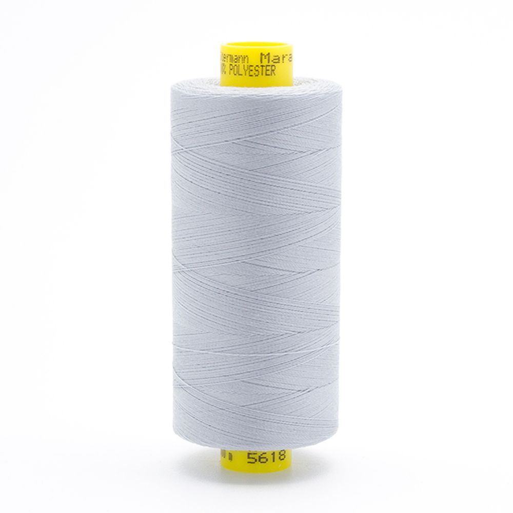 Нитка Gutermann Mara 120 (1000 метров), 1 кат., универсальная | 5618 серый агат