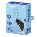 Черный вакуум-волновой вибростимулятор 9см Satisfyer Love Triangle