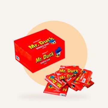 Жевательная резинка Mr. Duck с ароматом клубники 3,5 гр
