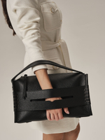 Кожаная сумка Stitch DBR 31141 черный