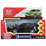 Модель ин. мет. RENAULT KOLEOS 12см, открыв.двери, черный, коробка (Технопарк)