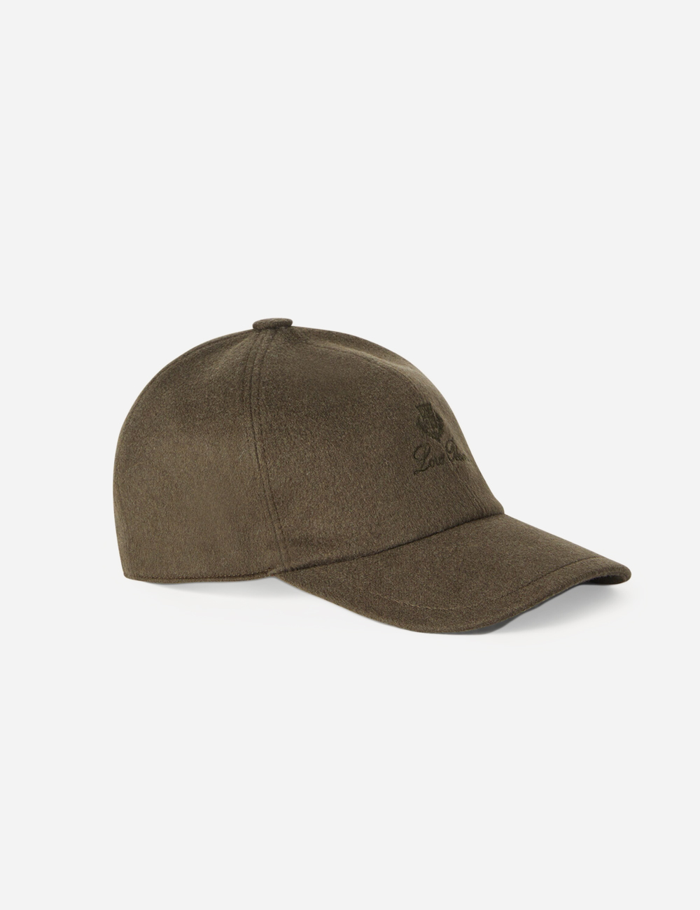 Бейсболка Loro Piana Baseball Cap Cashmere Storm "Coal Green"