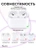 Чехол для Airpods Pro Gurdini прорезиненный soft touch c карабином Фиолетовый