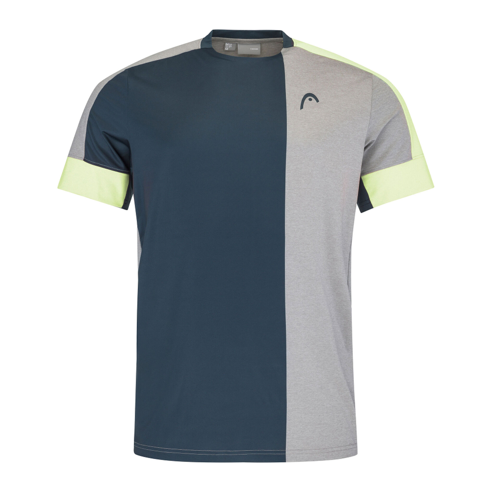 Мужское теннисное поло HEAD T-Shirt Men - Lightgrey, Light Green