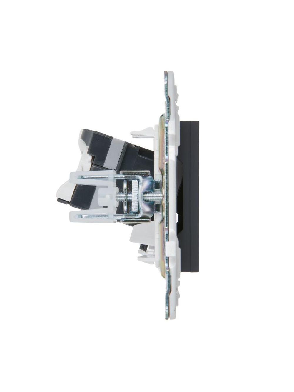 Розетка компьютерная RJ45 кат.5E SKANDY SK-K01G графит IEK SK-K10-1-K53