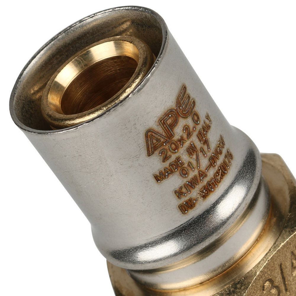 Переходник STOUT НР 3/4" х20 пресс
