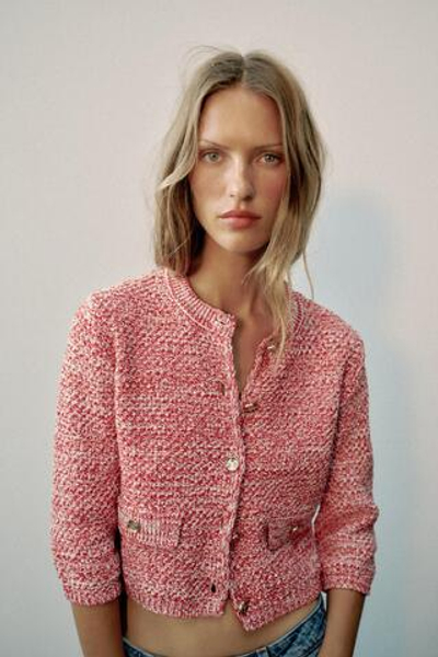 КАРДИГАН С РУКАВАМИ 3/4 — ZARA