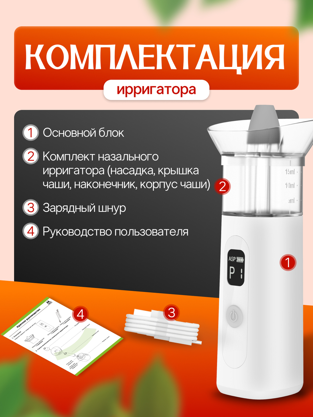 Ирригатор назальный BQ003