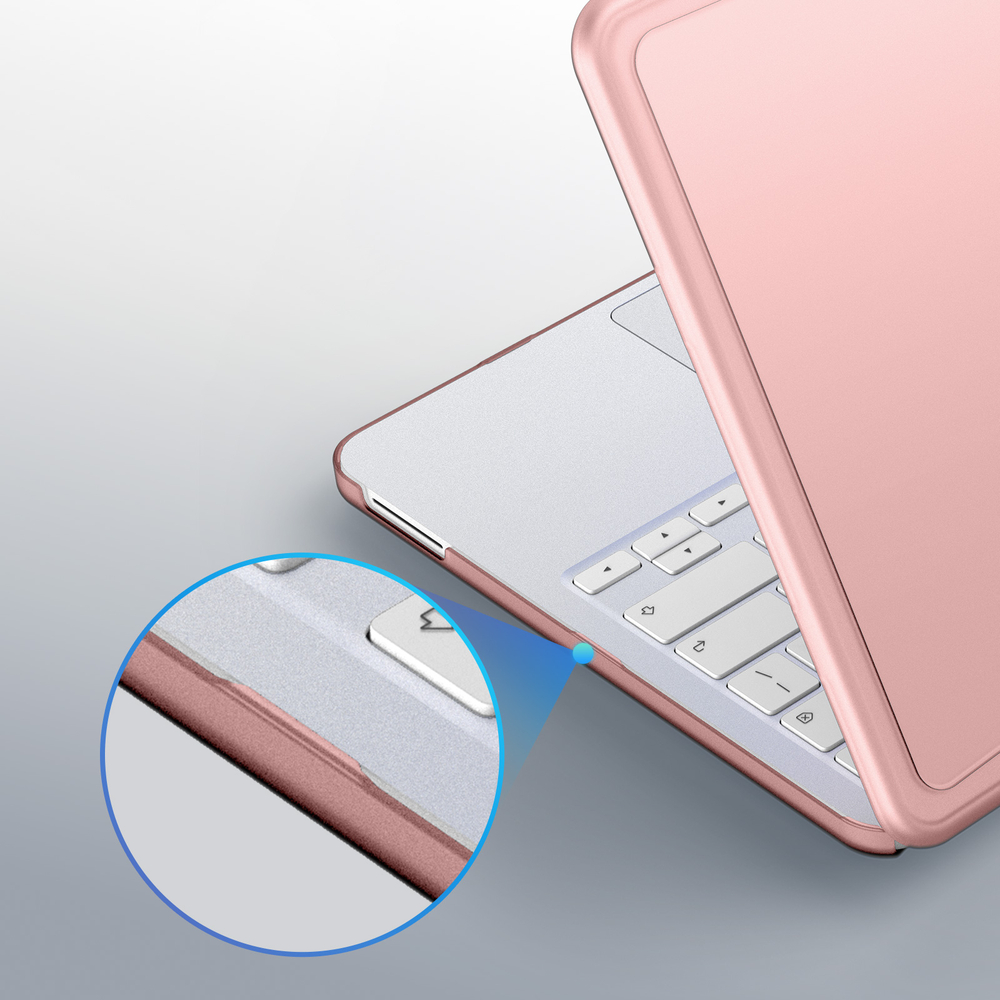 Чехол тонированный розовый для ноутбука MacBook Neo 13 (с 2026-), серии LCGB Series Protective от Dux Ducis
