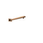 Кронштейн тропического душа настенный квадратный 400мм BK400CUC медь