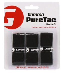 Теннисные намотки Gamma PureTac 3P - black