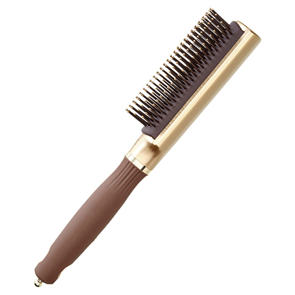 Olivia Garden Щетка Expert Style Control Nylon Bristles Gold&Brown 9 рядов ID2073