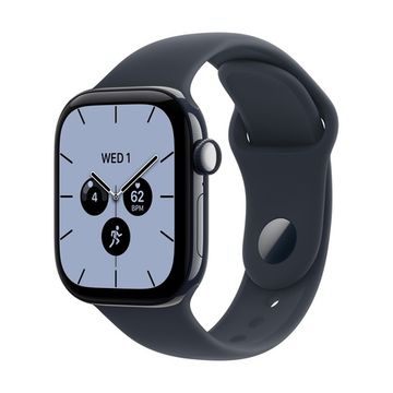 Смарт-часы Apple Watch Series 12 GPS + Cellular 42mm Night Blue Ceramic, Navy Blue Sport Band, размер M/L