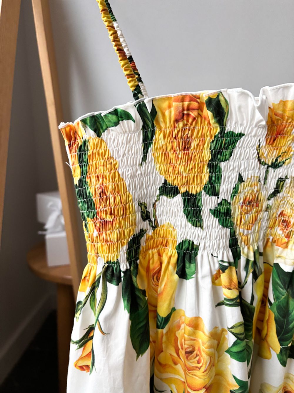 Хлопковое платье сарафан Dolce & Gabbana, 152