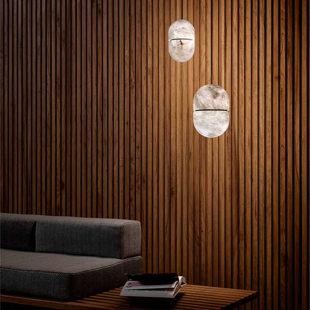 Pendant design lamp Yam by Alain Ellouz