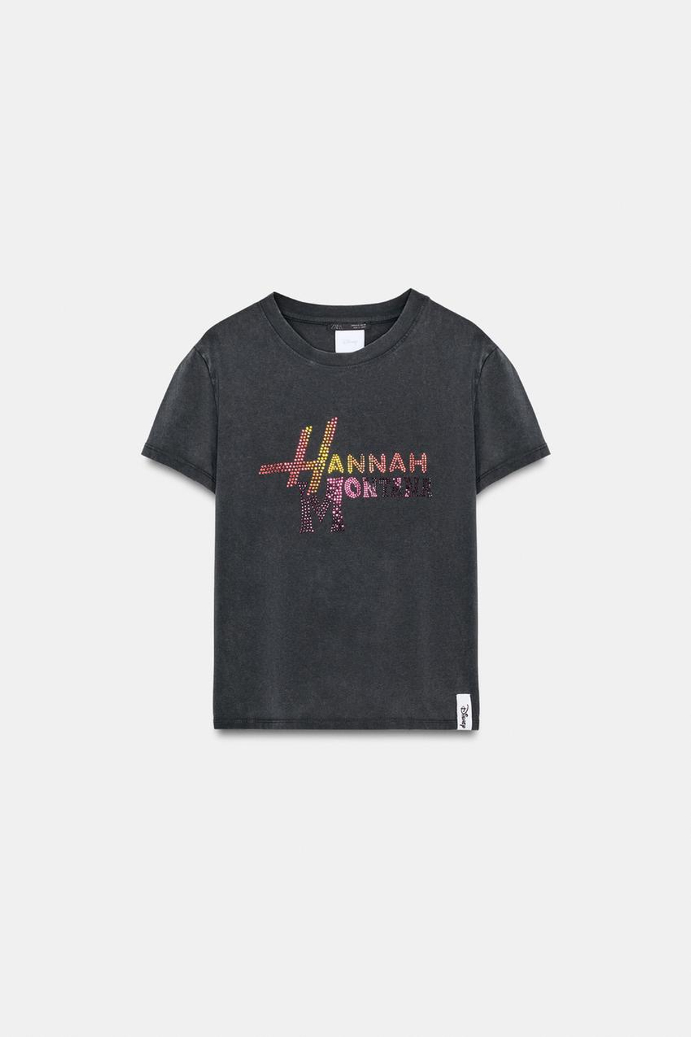 ZARA ФУТБОЛКА Ханна Монтана ©DISNEY, УГОЛЬНЫЙ