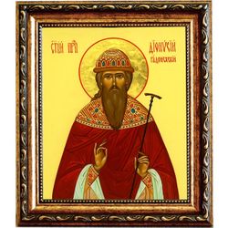 Дионисий Радонежский Преподобный. Икона на холсте.