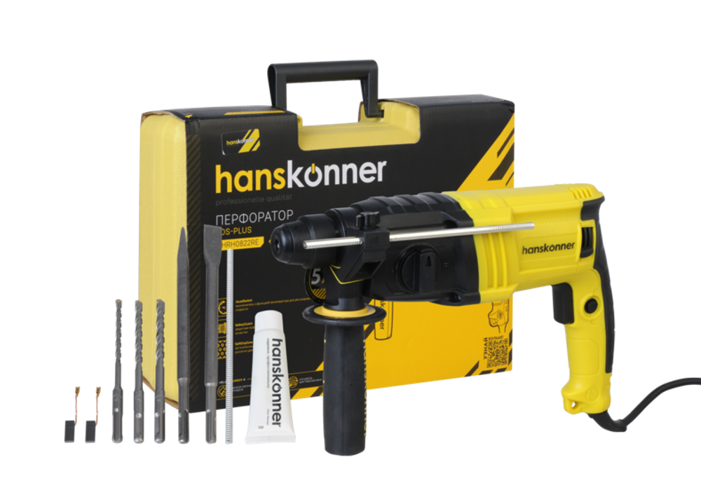 Перфоратор SDS Plus Hanskonner HRH0822RE Перфоратор SDS Plus Hanskonner HRH0822RE