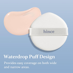 Hince, Second Skin Mesh, матирующий кушон, SPF 40 PA++, оттенок 21 слоновая кость, 12 г (0,42 унции)