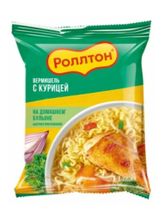 Лапша Роллтон С курицей на домашнем бульоне 60 г