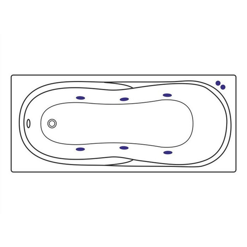 Акриловая ванна Excellent Sekwana Soft 170x75 WAEX.SEK17.SOFT