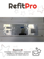 Клавиатура для ноутбука Lenovo Y570 английская, черная (25011796), оригинал