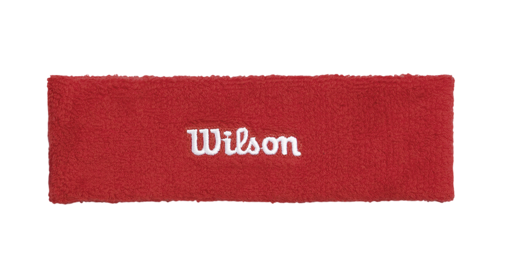 Повязка на голову теннисная Wilson Terry Logo - infrared