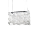 Pendant design lamp Giogali SP RE1 by Vistosi (Clear)