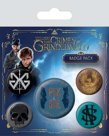 Значки Pyramid: Fantastic Beasts The Crimes Of Grindelwald 5 шт