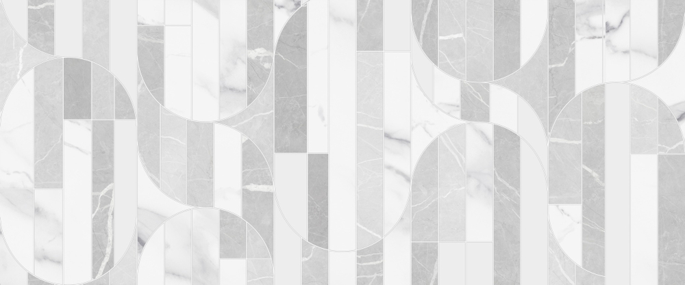 Моделло бел низ 02 / Modello white wall 02  250х600 (1-й сорт)