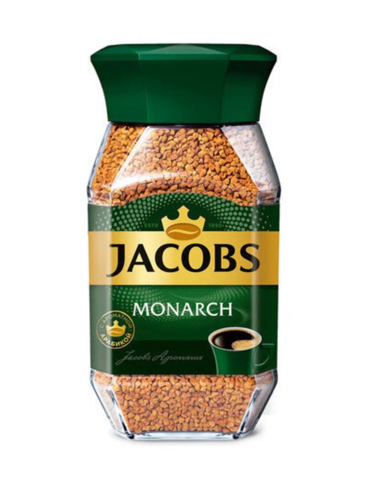 Кофе растворимый Jacobs Monarch, стеклянная банка 270 г
