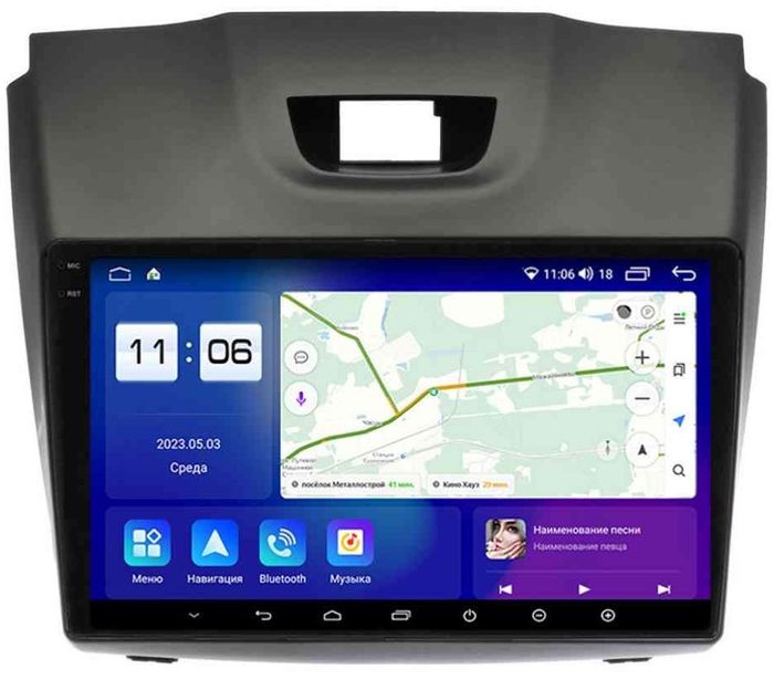 Магнитола для Chevrolet TrailBlazer 2012-2015 - Parafar PF957LUX1RN2K на Android 13, Быстрая, QLED+2K, CarPlay, 4G SIM-слот