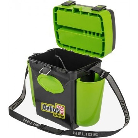 Ящик зимний Helios "FishBox" (10л) зеленый