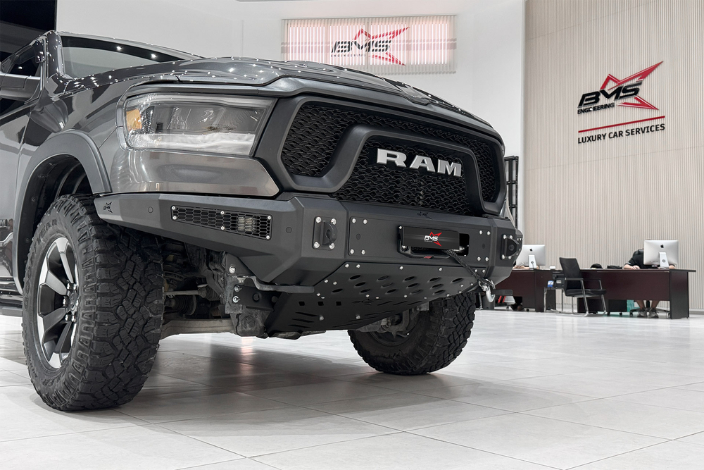 Бампер силовой передний BMS PRO-Line для Додж Рам 1500 Rebel 2019-2024