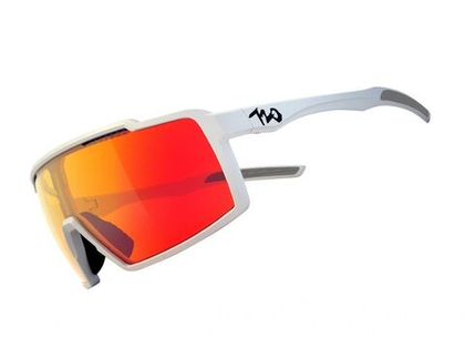 Спортивные очки 720armour A-Fei / Matte White / Brown Orange Flash Lens