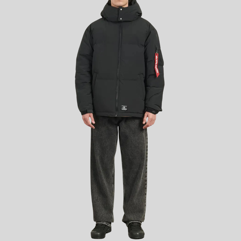 Парка Alpha Industries Hamilton Relaxed Fit Puffer Black (Черная)