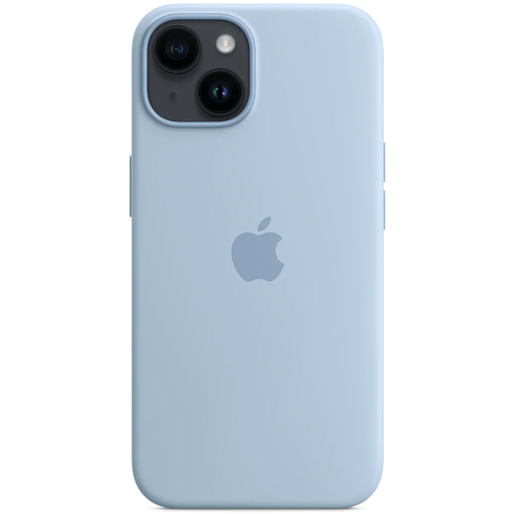 Силиконовый чехол с поддержкой MagSafe Apple Silicone Case для iPhone 14, Sky (Чистое небо)