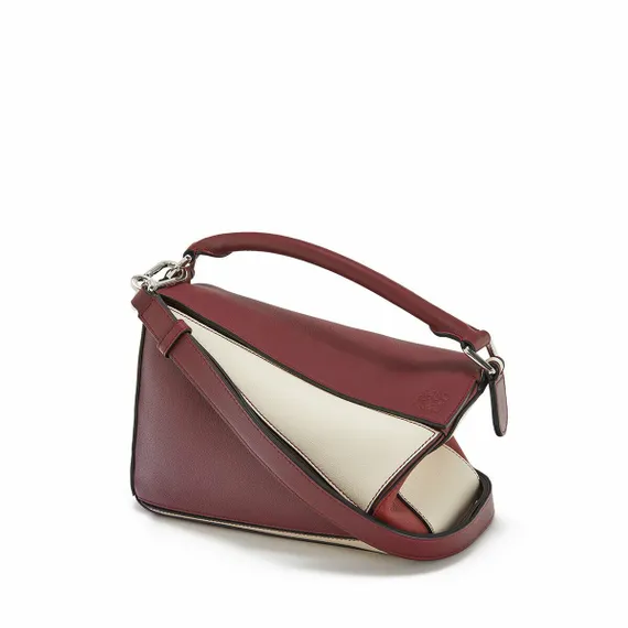 Сумка Loewe Puzzle Small Bag Wine/garnet
